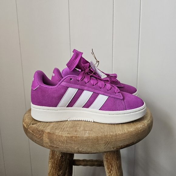 NWT Adidas Grand Court Alpha 00s 6.5 Pink Tennis Skater Shoe - Picture 2 of 8